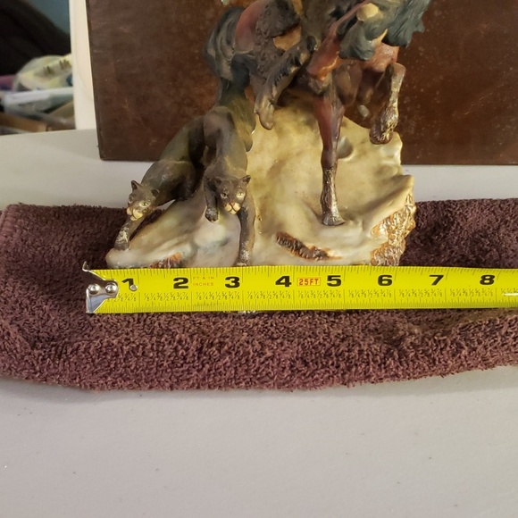 INDIAN  SPIRIT OF THE WEST  WIND  Indian statue - Picture 12 of 13